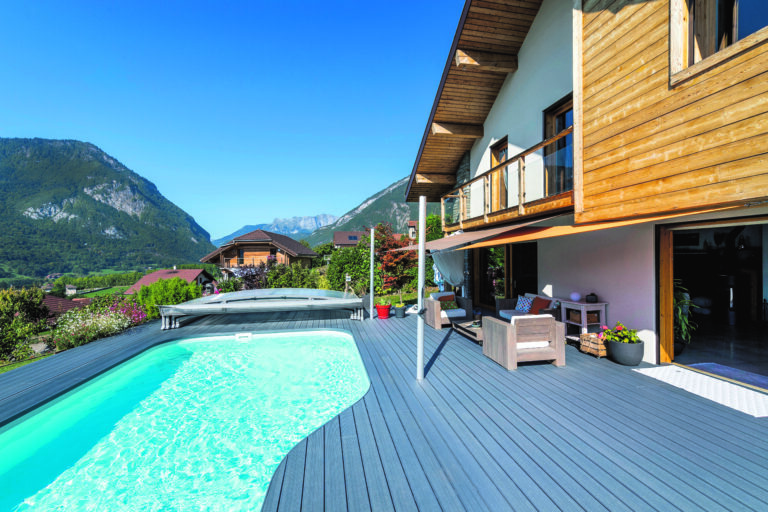 WPC Premium Terrassendiele 2. Generation In Holzoptik, 25 X 150 Mm Wellenstruktur Teak